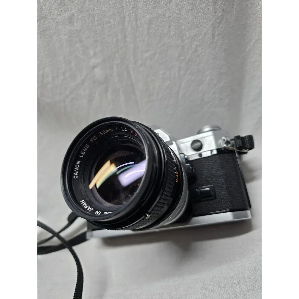 Canon AE-1 35mm Film Camera Canon 50mm Lens- NOT TESTED - Picture 8 of 16